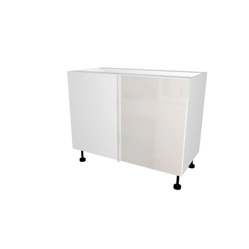 MEUBLE DE CUISINE ANGLE , PRAGUE , TAUPE BRILLANT , L 110 cm x H 72 cm x P 56 cm